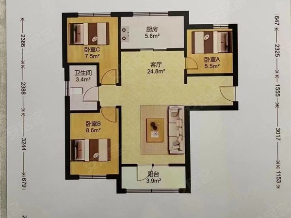 廊坊大厂夏垫镇路劲阳光城路劲阳光城大社区环境好楼层好出租房源真实