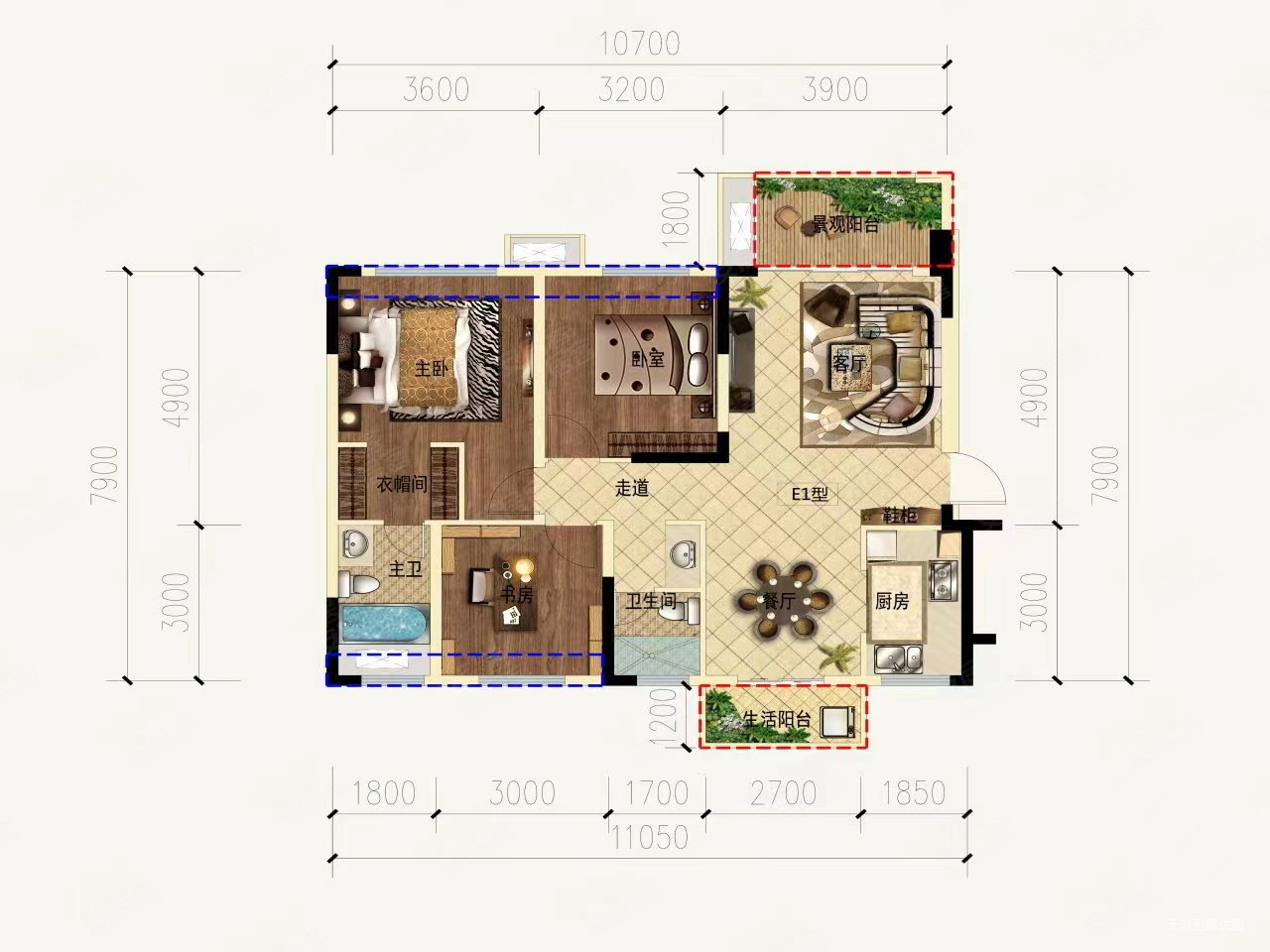 房源保真 万达对面 电梯洋房精装大套四 拎包入住,翰林首府二手房,165