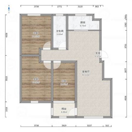 紫荆园6室4厅2卫136㎡南北74.99万