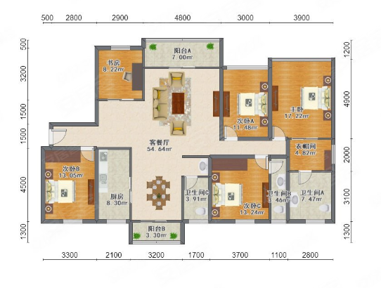 天峦湖(别墅) 南北通透 商品住宅 房龄新坪山明厨明卫