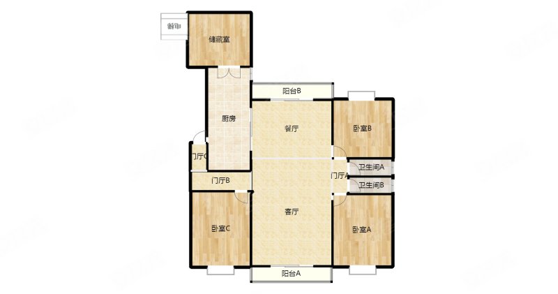 平高府邸3室2厅2卫175㎡南北255万