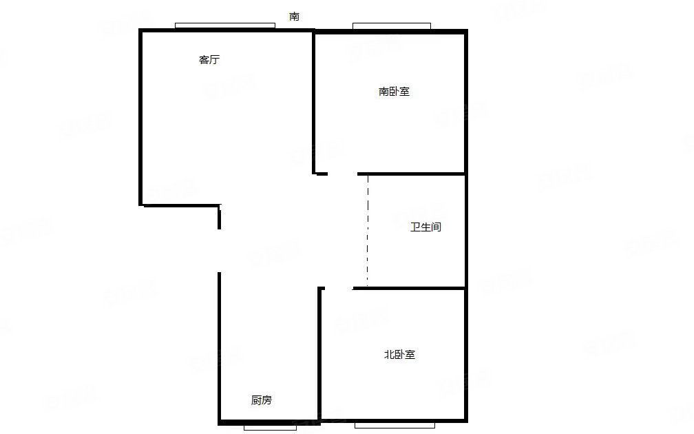 鑫鹰格兰郡3室2厅1卫87㎡南32万