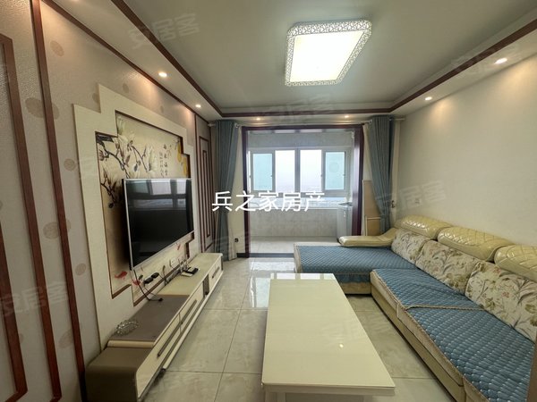 淮南凤台万嘉广场福海园福海园 2室2厅1卫 拎包入住 精装修 楼层好 采光好出租房源真实图片