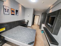 济南历城唐冶奥特莱斯海潮汇将山华府彭家庄地铁口附近精装一室一厅出租房源真实图片