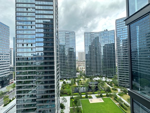 杭州滨江区政府时代滨江丹枫四季(保真)丹枫四季,朝南横厅四房两卫