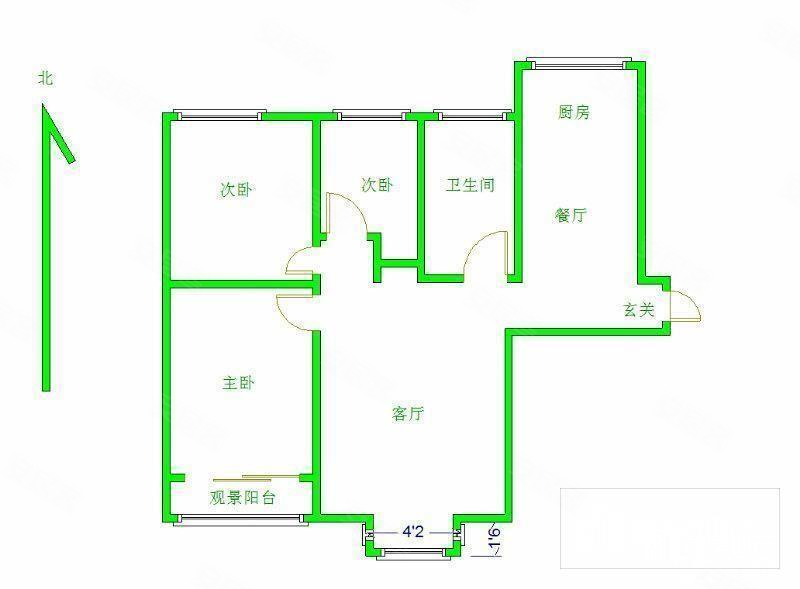 降价业主急售洛一高附近翰林苑毛坯三室还能大砍价