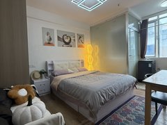 宜兴宜城宜城中心万达，八佰伴让，西瓜公寓，一室一厅，奶油风，设施齐全，随时住出租房源真实图片