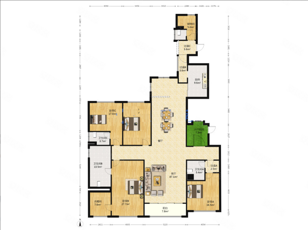 10248万出售建业天筑南北通透楼层好视野无遮挡