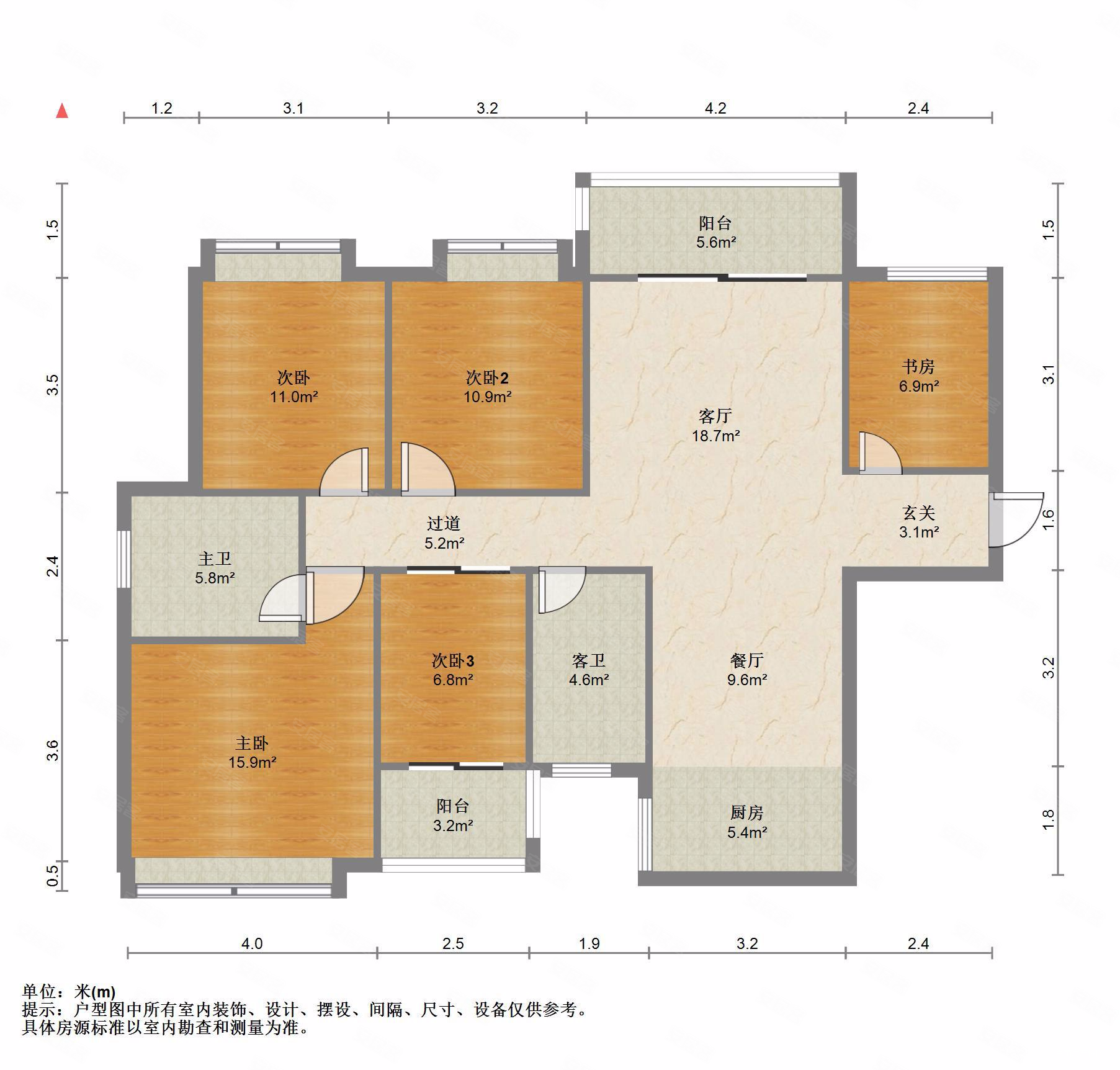 河东彰泰城8千出头五房中层带车位看房方便