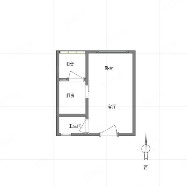 渝北区冉家坝金科蚂蚁一室一厅精装修商品房住宅