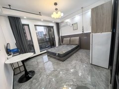 杭州临平临平红丰菜市场旁君湖国际大酒店旁边精装修主卧全景落地窗厨房油烟隔出租房源真实图片