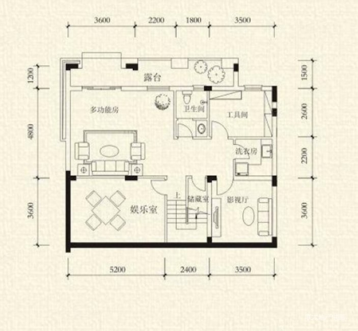 鹏基诺亚山林(别墅)6室2厅5卫390㎡南538万