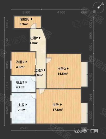 丽江花园华林居5室2厅3卫188㎡东北550万