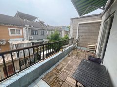 上海宝山上海大学地铁零距 朝南大loft 大空间有露台 干湿分离 民用水电出租房源真实图片