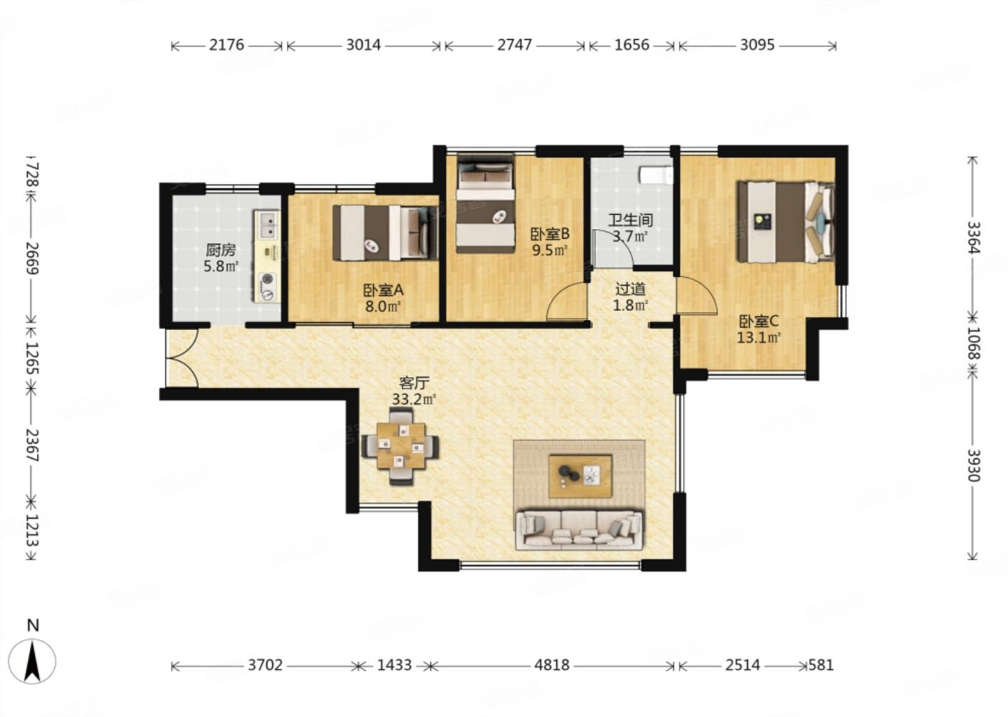53平米-青岛安居客