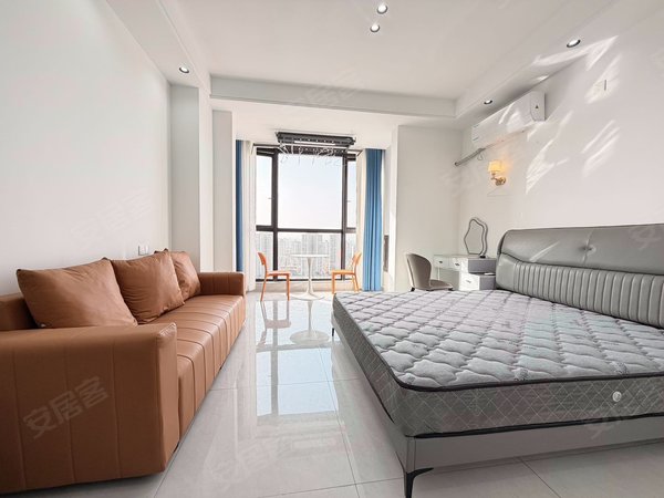 海宁海宁市区海洲城仕公寓皮革城附近 皮都公馆朝南精装1房 全新家电民用水电 采光极好出租房源真实图片