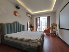 乐山市中高铁站时代青江公寓 一室一厅 世豪万达广场旁 可短租月付 有钥匙出租房源真实图片