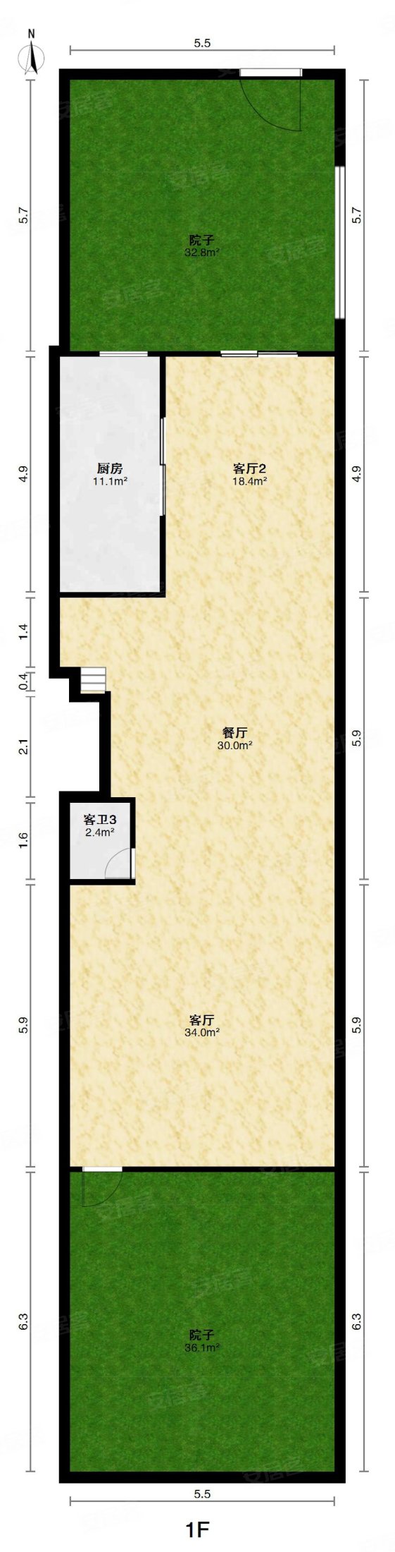 南昌居住主题公园(南区别墅)6室3厅6卫201㎡南北288万