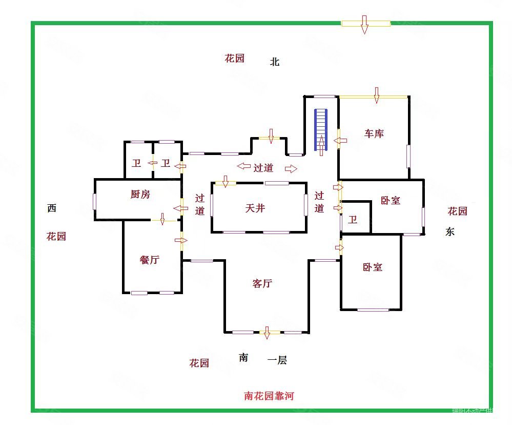 生茂养园5室2厅4卫460.56㎡南北2200万