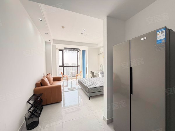 海宁海宁市区海洲城仕公寓皮革城附近 皮都公馆朝南精装1房 全新家电民用水电 采光极好出租房源真实图片