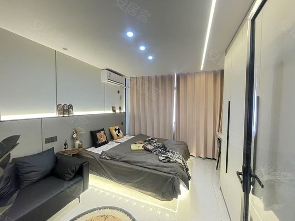 金华东阳东阳江北新庄小区新庄 甘井木雕城轻轨站水元素精装修轻奢风单间价格实惠拎包入住出租房源真实图片