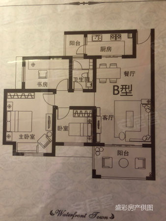 宜水新城宜水湾3室2厅2卫103㎡南北46.8万