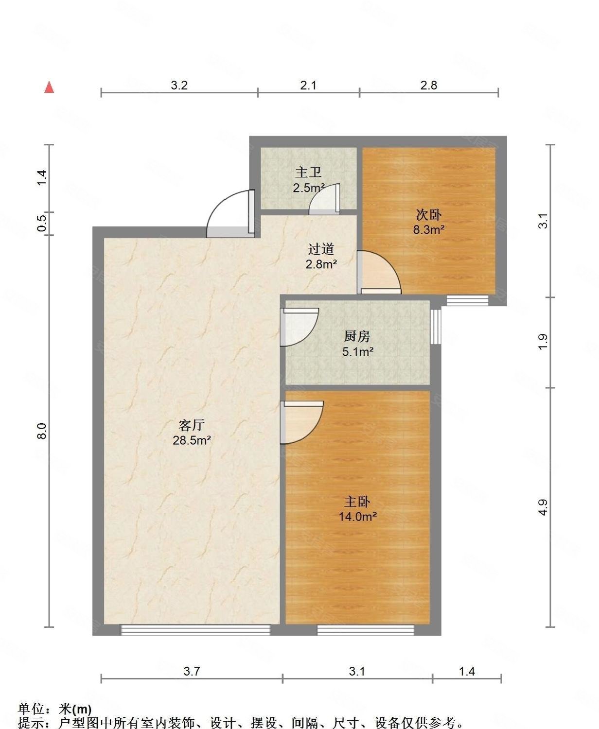 锦悦嘉苑大两居带电梯南向采光好房龄新购物方便诚售