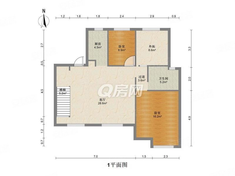 127平220万 保利罗兰春天 次新小区 洋房顶复带露台