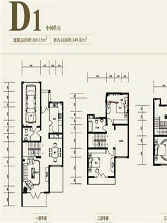 长岛澜桥3室5厅3卫261㎡南1900万