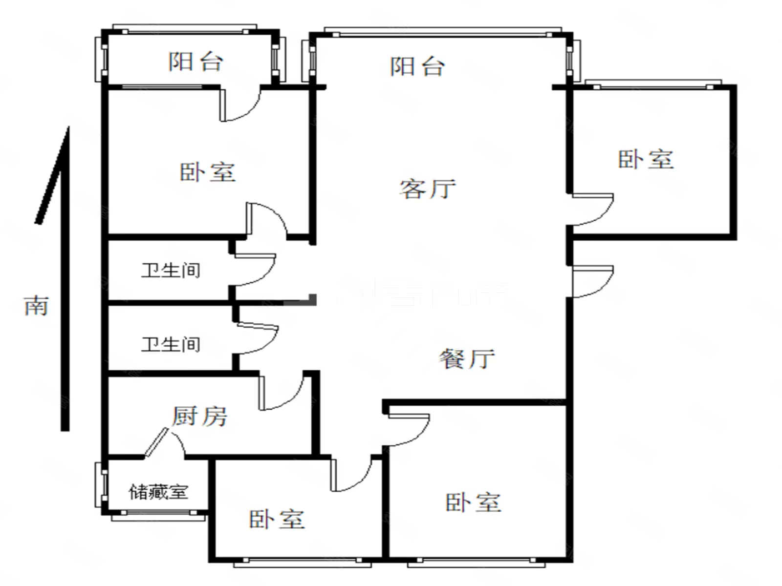 东苑小区13800平115万4室2厅2卫