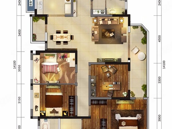 【多图】融创香璟台西苑(商住楼),中和租房,急租 高新区 天府五街