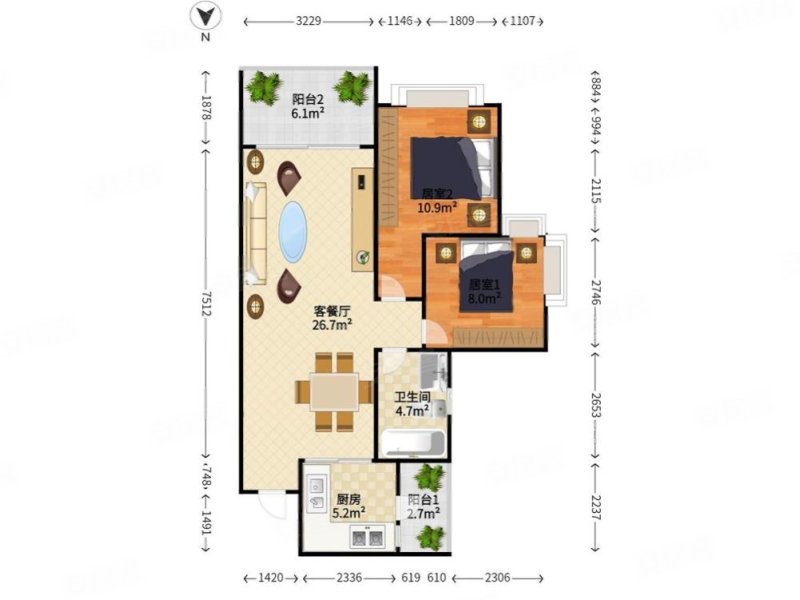 满京华云著 业主急售 精装修 带车位 包税过户