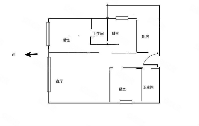4号地铁口93万3房 正东88平精装普吉保利大家