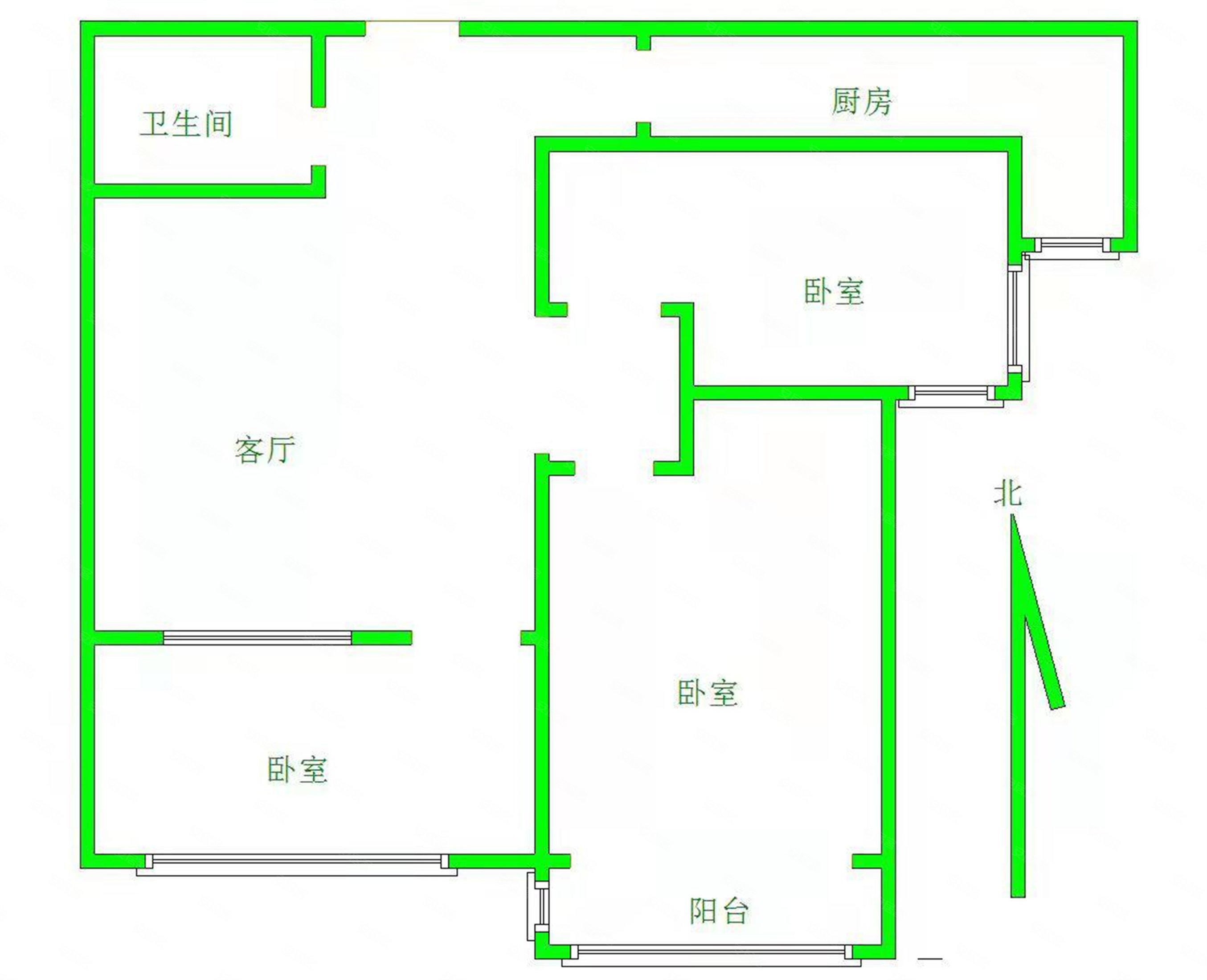 莲池实验新一代c附近丽景蓝湾b区3室精装修拎包入住