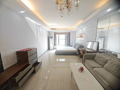 东莞莞城八达路可园 福禧大厦附近 恒大华府1室1厅 家电齐全 电梯房干净整出租房源真实图片