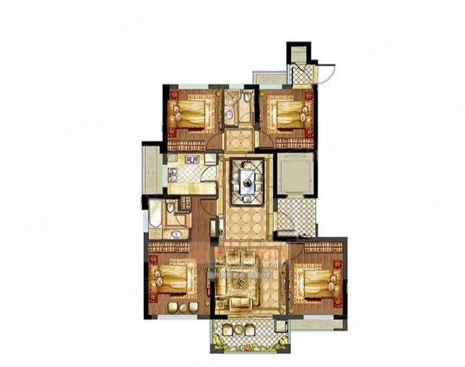 22800瑞士花园商品房急卖,3室2厅2卫送入户花园3阳台