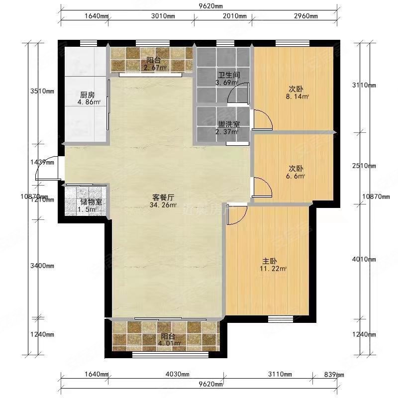 电梯房中层 业主精装修保养干净 价格真实 业主自住,汤臣臻园二手房