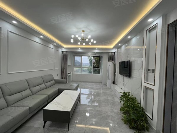 天津东丽空港经济区复地湖滨广场复地悦城花园 精装3室2厅1卫 一天未