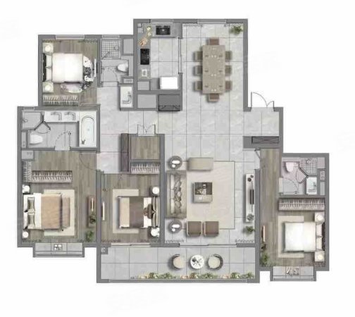 河西金茂府 精装修 临地铁 高科技住宅 环境优美 静谧