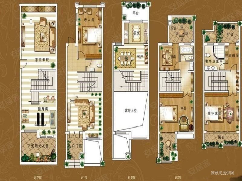 银河湾明苑(别墅)二手房,688万,5室3厅,3卫,256.01平米-常州安居客