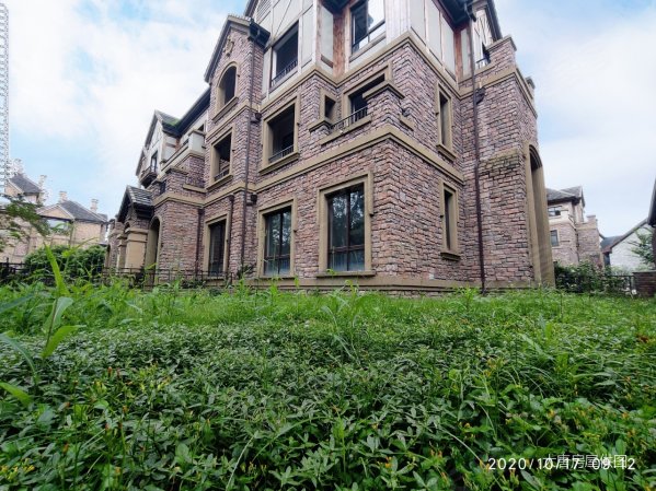 新津地铁口 联排端头上下大花园 超大赠送 带私家车库,廊桥水乡二手房