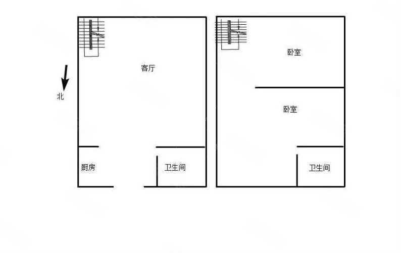 华润悦府1室1厅1卫38㎡南北55万