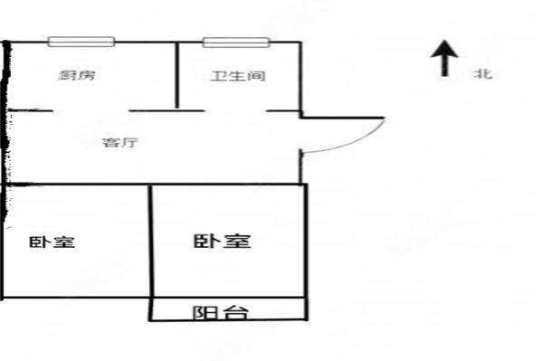 苹果园小区西区(肥城)2室2厅1卫67.51㎡南北24万