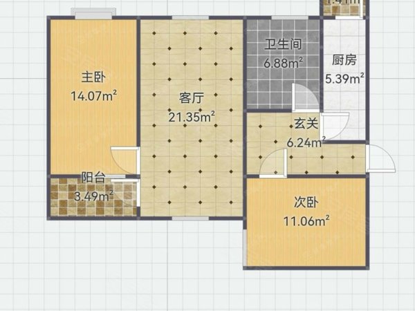 【多图】瑞东花园,文冲租房,瑞东花园 2房1厅1卫 家私齐全 中高楼层