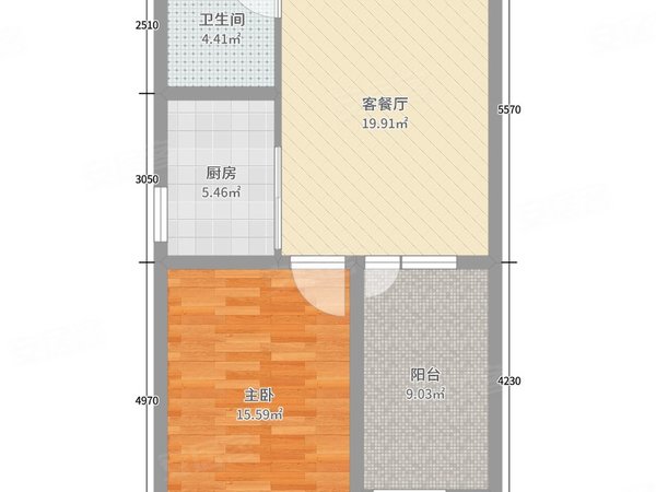 酒吧街 市中心 百脑汇 五爱地铁口精装公寓房间采光好随时看房