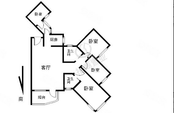 深圳南山后海广博星海华庭实拍广博星海华庭 三房二卫 精装修 家私