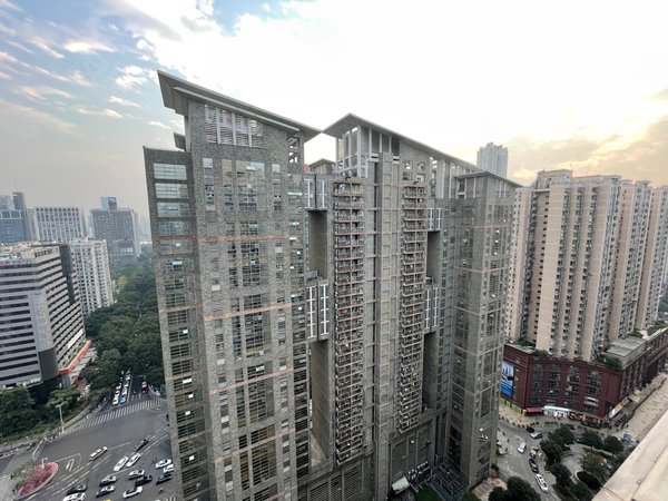 广州天河珠江新城西双城国际公寓大1房,独立厨房烧燃气,独立洗手间