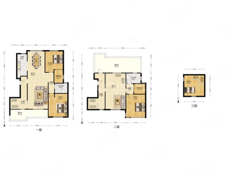 龙湖花千树洋房顶跃!精装修满二随时看房!业主自住带车位