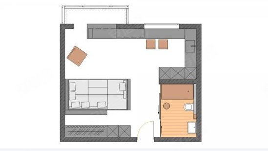 北京昌平回龙观七里渠南村住房整租好房源,独立厨卫,南北通透,家具