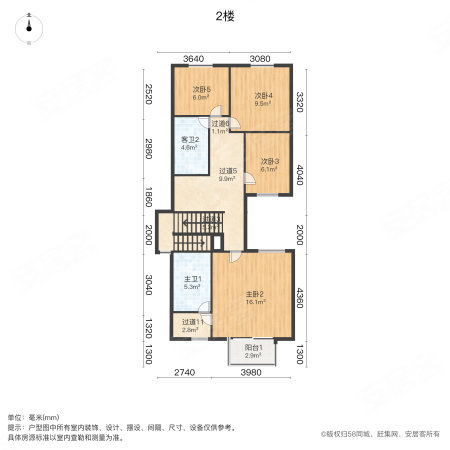 青岛印象金沙滩(别墅)10室4厅5卫276㎡南北1259万